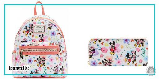 Série Mickey & Minnie Mouse Floral de Loungefly
