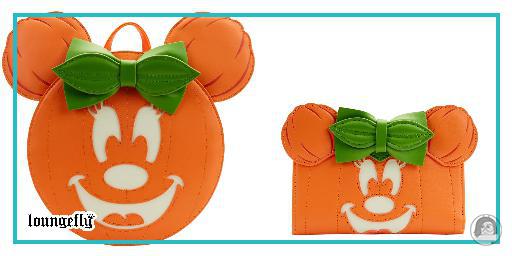 Série Minnie Citrouille Glow de Loungefly