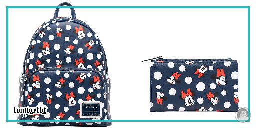 Série Minnie Mouse à Pois (Bleu) de Loungefly