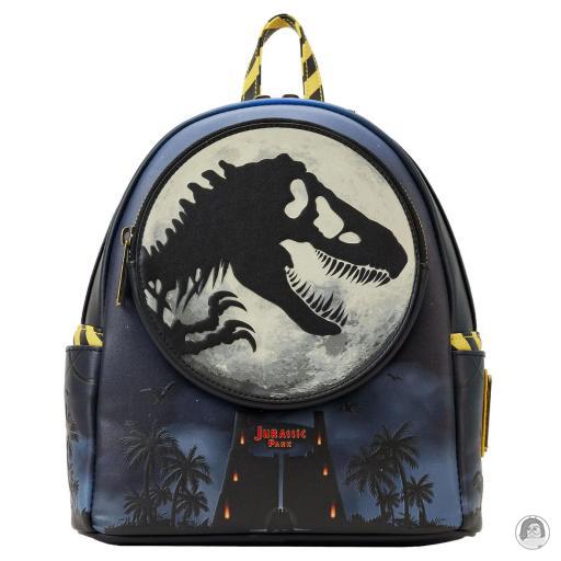 Loungefly Jurassic Park Mini sac à dos 30ème Anniversaire Dino Lune Glow Jurassic Park