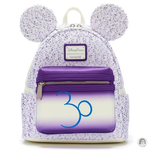 Loungefly Sequin Mini sac à dos 30ème Anniversaire Disneyland Paris Grand Finale Disney Parks