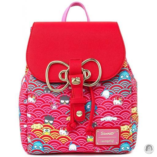 Loungefly Mini sacs à dos Mini sac à dos 60ème Anniversaire Hello Kitty Vague Rose Sanrio