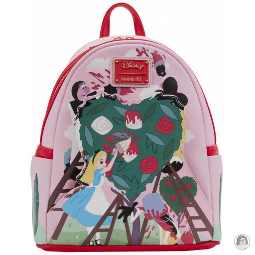 Loungefly Mini sac à dos Alice Peignant les Roses en Rouge Alice au Pays des Merveilles (Disney) (Alice au Pays des Merveilles (Disney))