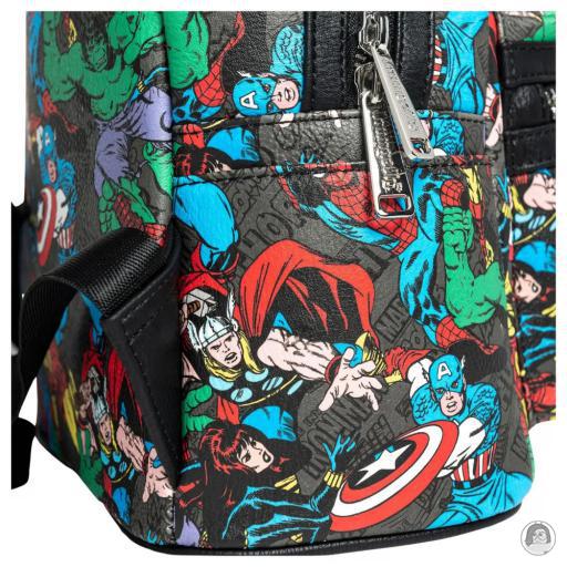 Loungefly Mini sac à dos Avengers Impression Intégrale Avengers (Marvel) (Avengers (Marvel))