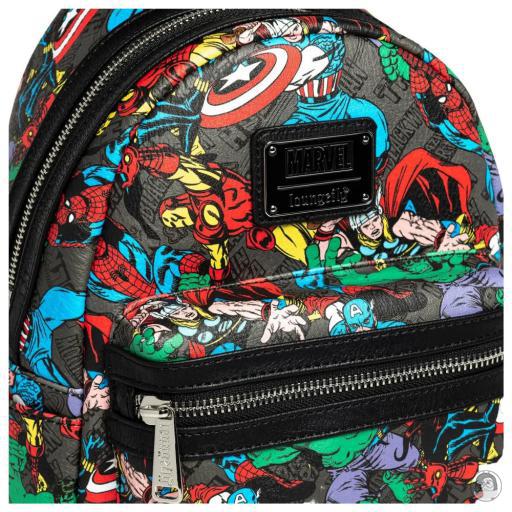 Loungefly Mini sac à dos Avengers Impression Intégrale Avengers (Marvel) (Avengers (Marvel))