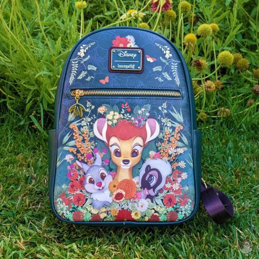 Loungefly Mini sac à dos Bambi Amis Floral Bambi (Disney) (Bambi (Disney))