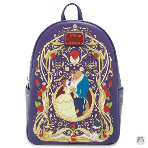 Loungefly BoxLunch Mini sac à dos La Belle et la Bête Orné La Belle et la Bête (Disney)