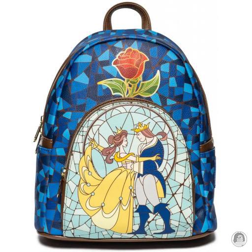 Loungefly Vitrail Mini sac à dos La Belle et la Bête Vitrail La Belle et la Bête (Disney)