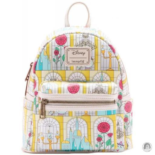 Loungefly Vitrail Mini sac à dos La Belle et la Bête Vitraux La Belle et la Bête (Disney)