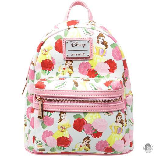 Loungefly Mini sac à dos Belle Rose Impression Intégrale La Belle et la Bête (Disney)