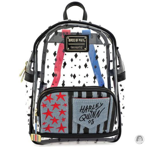 Loungefly Mini sac à dos Birds of Prey Transparent Birds of Prey et la fantabuleuse histoire de Harley Quinn (DC Comics) (Birds of Prey et la fantabuleuse histoire de Harley Quinn (DC Comics))