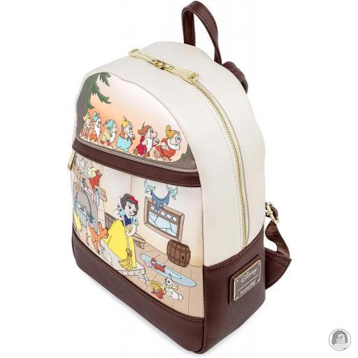 Loungefly Mini sac à dos Blanche-Neige Multi Scène Blanche-Neige et les Sept Nains (Disney) (Blanche-Neige et les Sept Nains (Disney))