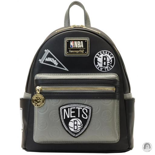 Loungefly Mini sacs à dos Mini sac à dos Brooklyn Nets Patch Icons NBA (National Basketball Association)