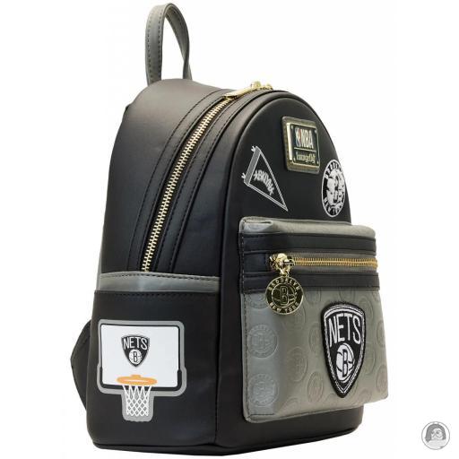 Loungefly Mini sac à dos Brooklyn Nets Patch Icons NBA (National Basketball Association) (NBA (National Basketball Association))