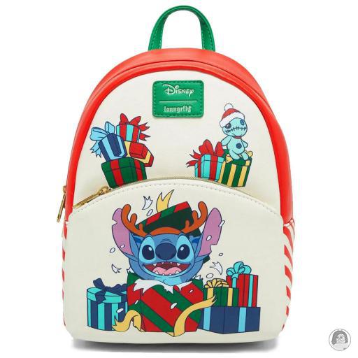 Loungefly Hot Topic Mini sac à dos Cadeaux de Noël Lilo et Stitch (Disney)