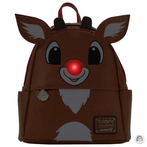 Loungefly Mini sac à dos Câlin Père Noël Rudolphe le Renne au Nez Rouge (Rudolphe le Renne au Nez Rouge)