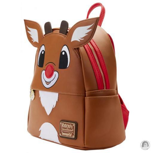 Loungefly Mini sac à dos Câlin Père Noël Rudolphe le Renne au Nez Rouge (Rudolphe le Renne au Nez Rouge)