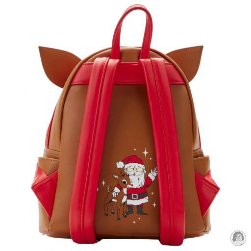 Loungefly Mini sac à dos Câlin Père Noël Rudolphe le Renne au Nez Rouge (Rudolphe le Renne au Nez Rouge)