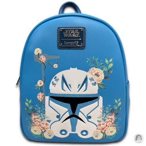 Loungefly Mini sacs à dos Mini sac à dos Capitaine Rex Floral Star Wars