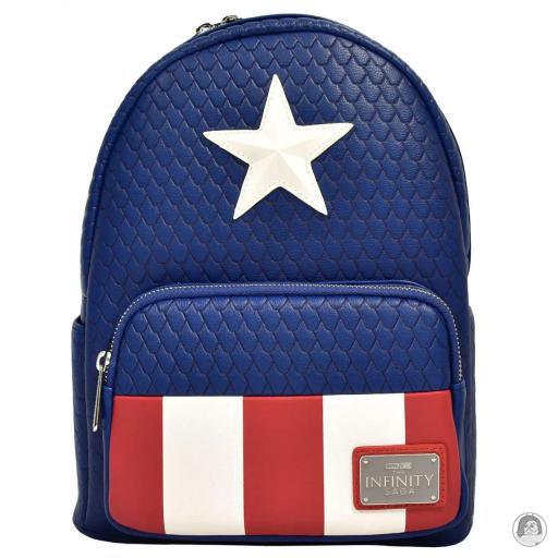 Loungefly Mini sac à dos Captain America (Exclusivité Japon) Captain America (Marvel) (Captain America (Marvel))