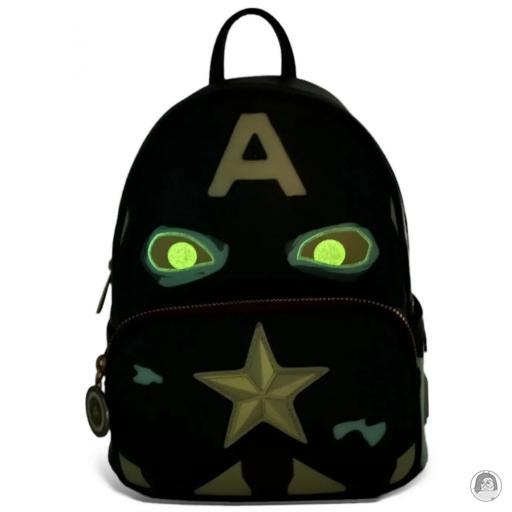 Loungefly Mini sac à dos Captain America Zombie Cosplay Glow What If...? (Marvel) (What If...? (Marvel))