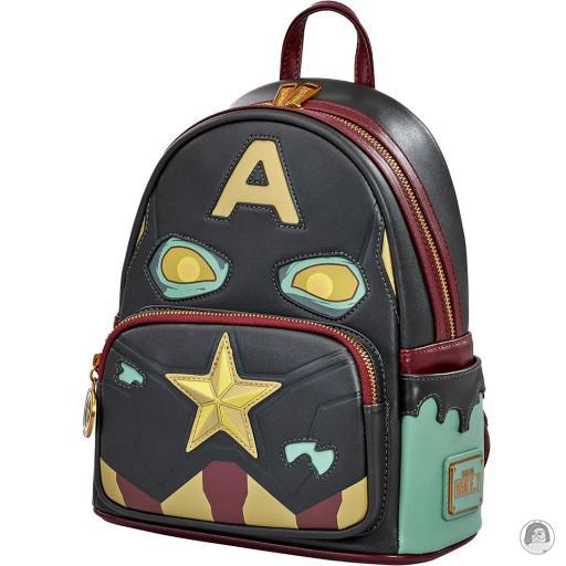 Loungefly Mini sac à dos Captain America Zombie Cosplay Glow What If...? (Marvel) (What If...? (Marvel))