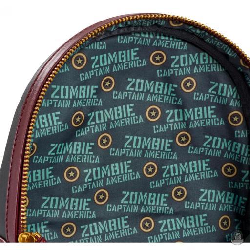 Loungefly Mini sac à dos Captain America Zombie Cosplay Glow What If...? (Marvel) (What If...? (Marvel))