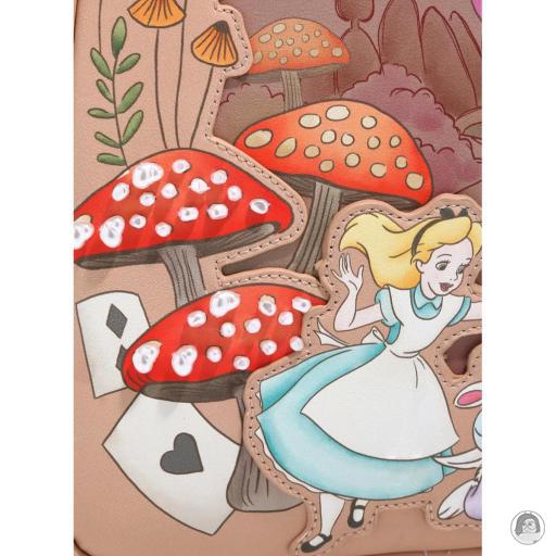 Loungefly Mini sac à dos Champignon Alice au Pays des Merveilles (Disney) (Alice au Pays des Merveilles (Disney))