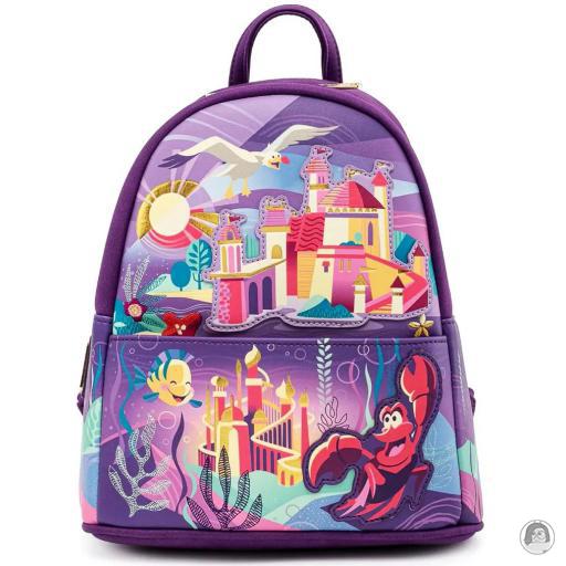 Loungefly Château Série Mini sac à dos Château d'Ariel La Petite Sirène (Disney)