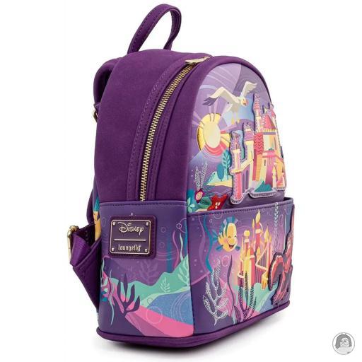 Loungefly Mini sac à dos Château d'Ariel La Petite Sirène (Disney) (La Petite Sirène (Disney))