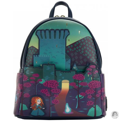 Loungefly Rebelle (Pixar) Mini sac à dos Château de la Princesse Mérida Rebelle (Pixar)