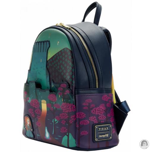 Loungefly Mini sac à dos Château de la Princesse Mérida Rebelle (Pixar) (Rebelle (Pixar))