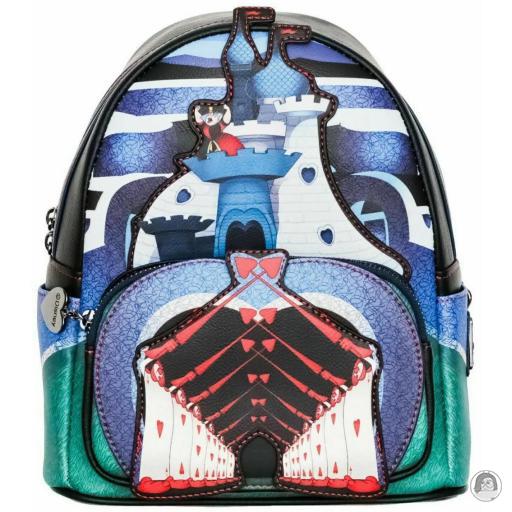 Loungefly Mini sac à dos Château de la Reine de Cœur Alice au Pays des Merveilles (Disney) (Alice au Pays des Merveilles (Disney))