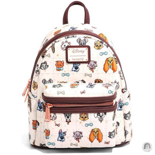 Loungefly Disney Mini sac à dos Chats et Chiens de Disney Impression Intégrale Disney