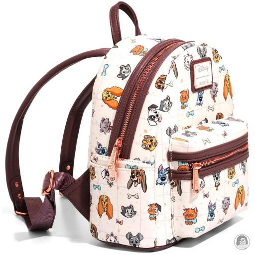 Loungefly Mini sac à dos Chats et Chiens de Disney Impression Intégrale Disney (Disney)