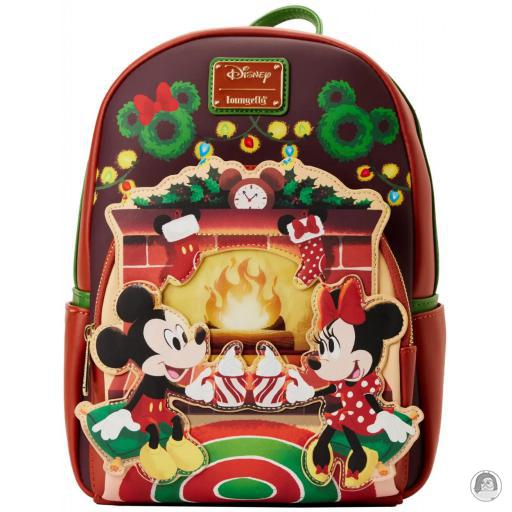 Loungefly Mini sac à dos Cheminée & Chocolat Chaud Mickey Mouse (Disney) (Mickey Mouse (Disney))