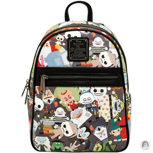 Loungefly Mini sac à dos Chibi Personnages L'Étrange Noël de Monsieur Jack (Disney) (L'Étrange Noël de Monsieur Jack (Disney))