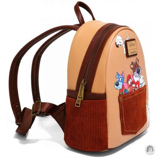 Loungefly Mini sac à dos Chiens de Disney avec une Poche Disney (Disney)