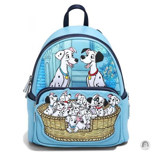 Loungefly BoxLunch Mini sac à dos Chiots dans le Panier Les 101 Dalmatiens (Disney)