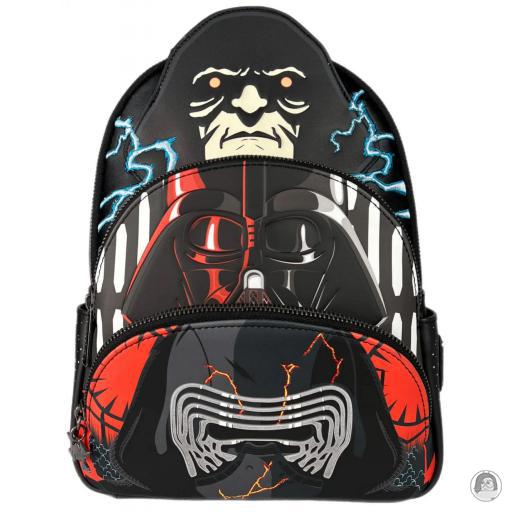 Loungefly Mini sac à dos Côté Obscur Triple Poches Glow Star Wars