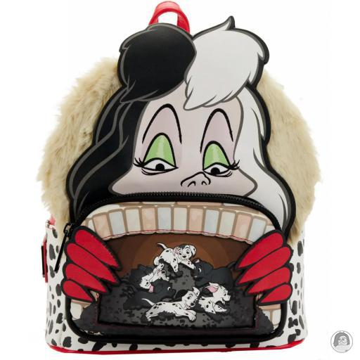 Loungefly Mini sac à dos Cruella d'Enfer Villains Scène Les 101 Dalmatiens (Disney) (Les 101 Dalmatiens (Disney))