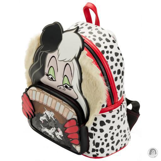 Loungefly Mini sac à dos Cruella d'Enfer Villains Scène Les 101 Dalmatiens (Disney) (Les 101 Dalmatiens (Disney))