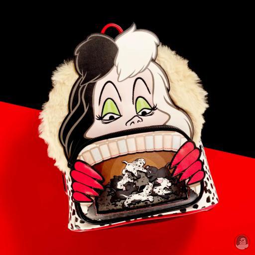 Loungefly Mini sac à dos Cruella d'Enfer Villains Scène Les 101 Dalmatiens (Disney) (Les 101 Dalmatiens (Disney))