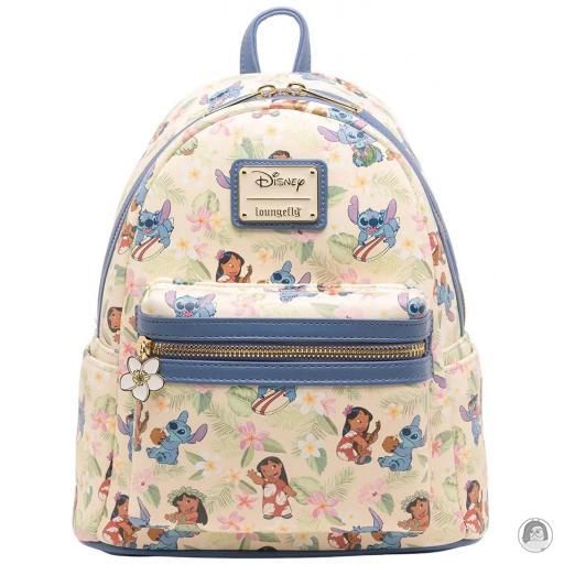 Loungefly 707 Street Mini sac à dos Danse Hula Impression Intégrale Lilo et Stitch (Disney)