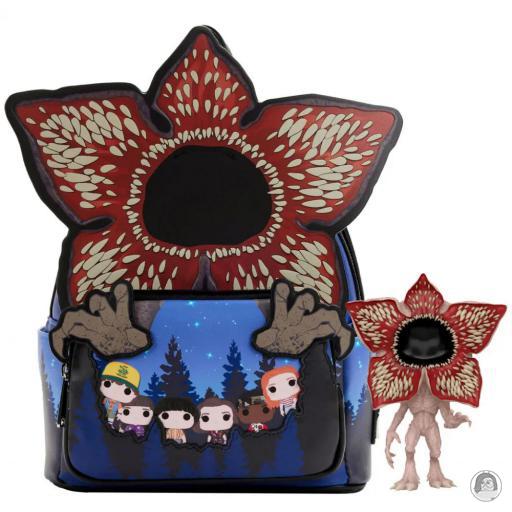 Loungefly Mini sacs à dos Mini sac à dos Demogorgon avec Pop! Glow (Bundle) Stranger Things