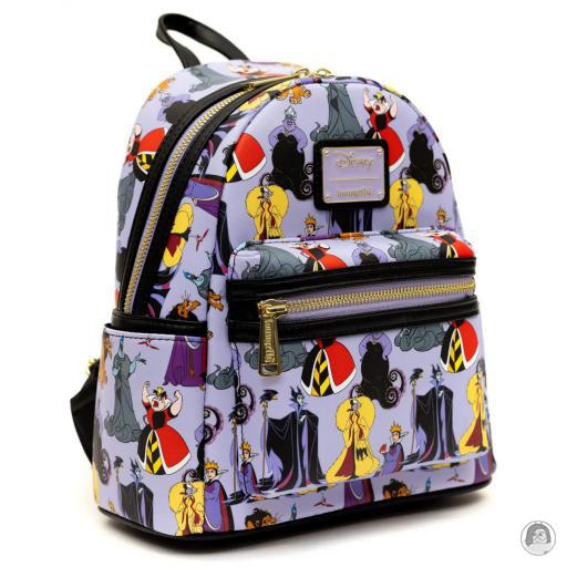 Loungefly Mini sac à dos Disney Villains Impression Intégrale Disney Villains (Disney) (Disney Villains (Disney))