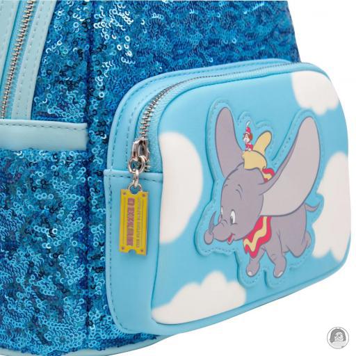 Loungefly Mini sac à dos Dumbo et Timothée Sequin Dumbo (Disney) (Dumbo (Disney))