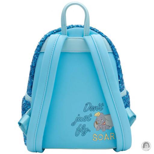 Loungefly Mini sac à dos Dumbo et Timothée Sequin Dumbo (Disney) (Dumbo (Disney))