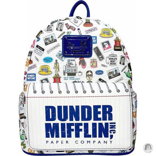 Loungefly Mini sacs à dos Mini sac à dos Dunder Mifflin Impression Intégrale The Office