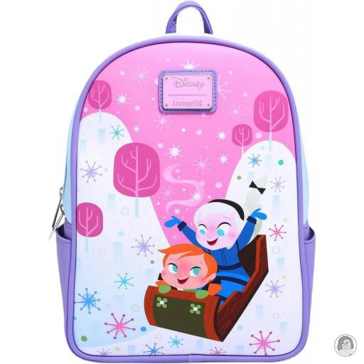 Loungefly Mini sac à dos Elsa et Anna Chibi Luge d'Hiver La Reine des neiges (Disney) (La Reine des neiges (Disney))